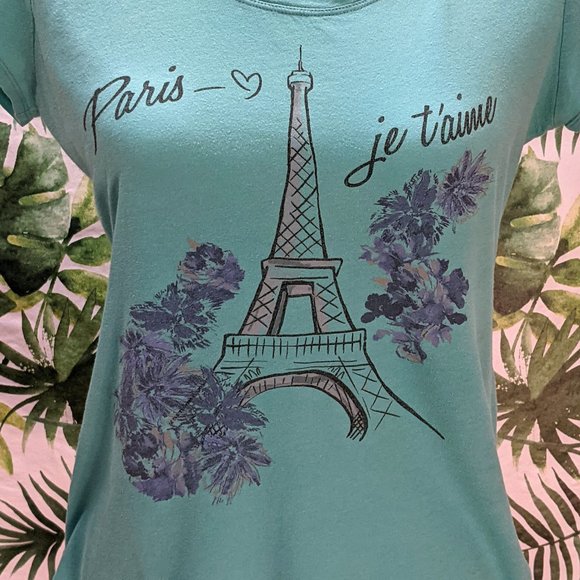 Turquoise NY&CO Paris Top (Size: X-Small) - Picture 2 of 9